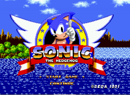 Sonic 1 Megamix Title Screen
